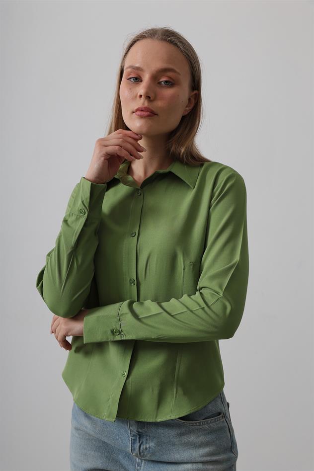 Basic Gömlek - Çağla Yeşili