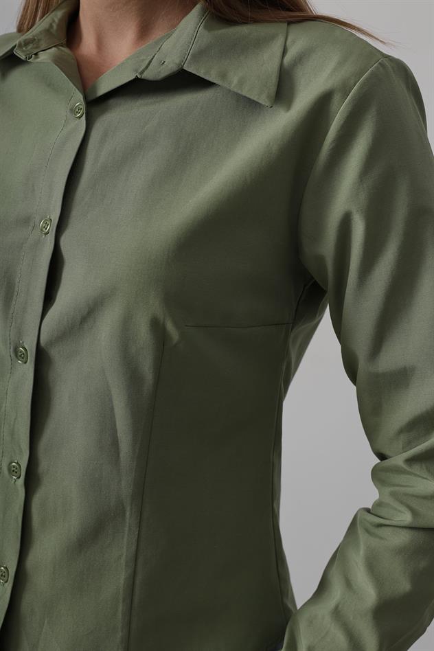 Basic Gömlek - Haki