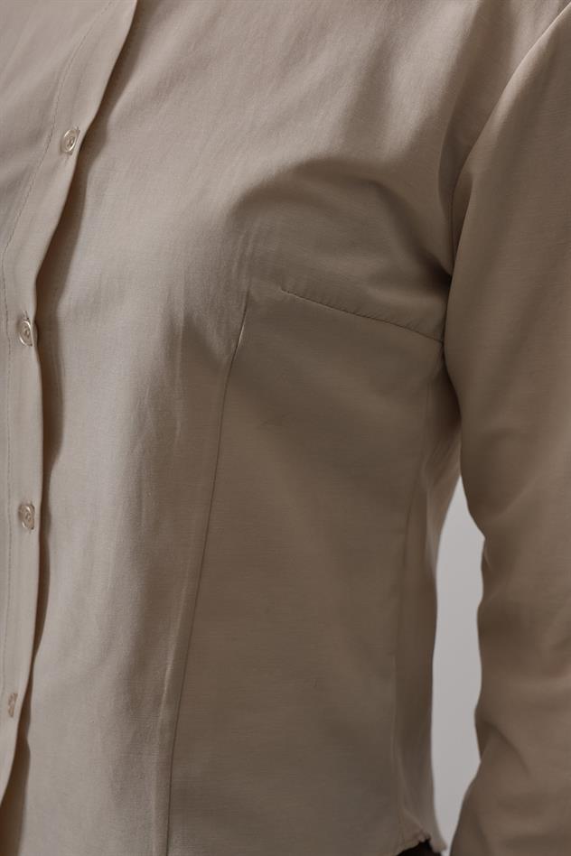 Basic Gömlek - Taş