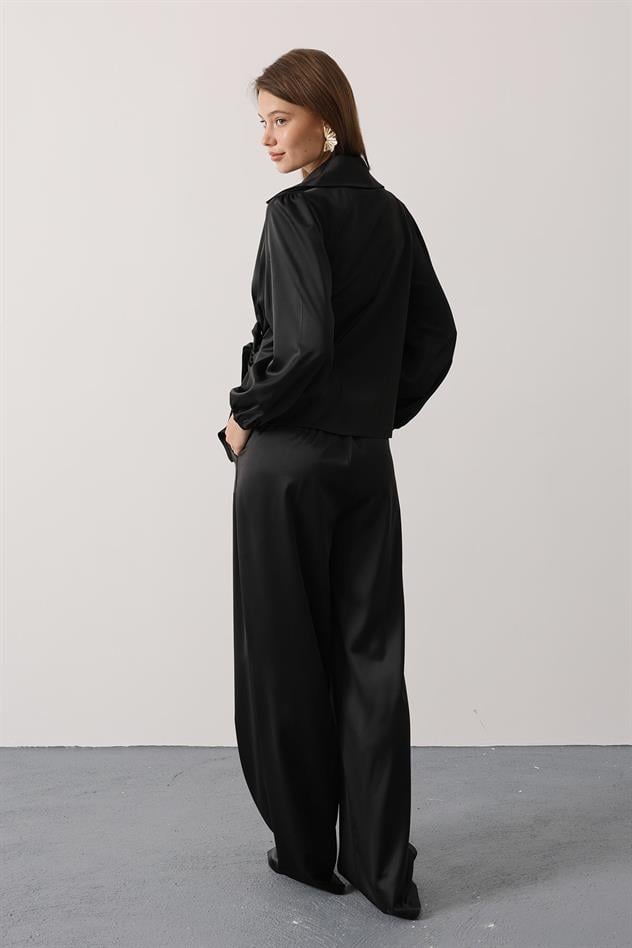 BLUZ PANTOLON TAKIM - Siyah