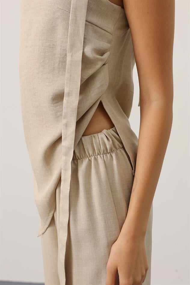 fular detaylı takım - Taş