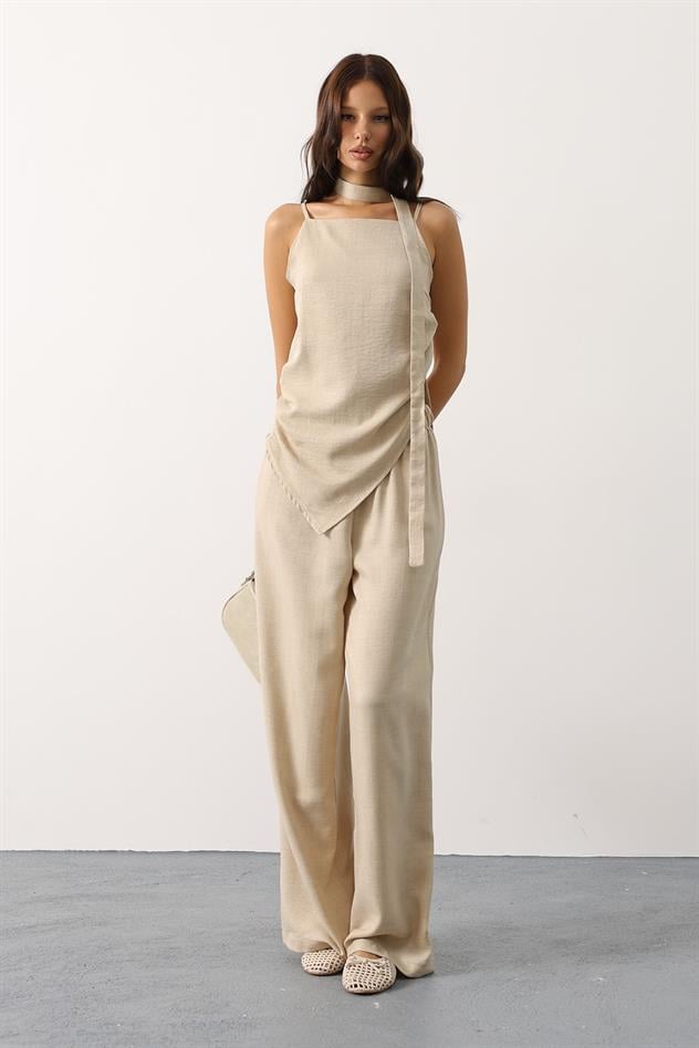 fular detaylı takım - Taş