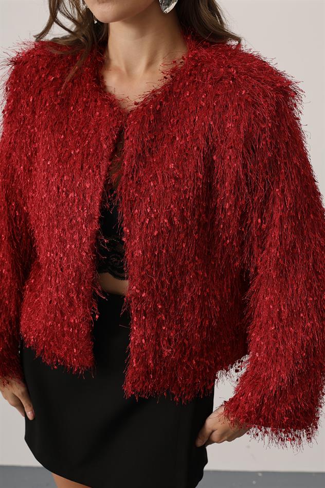 SACAKLI CEKET - Bordo