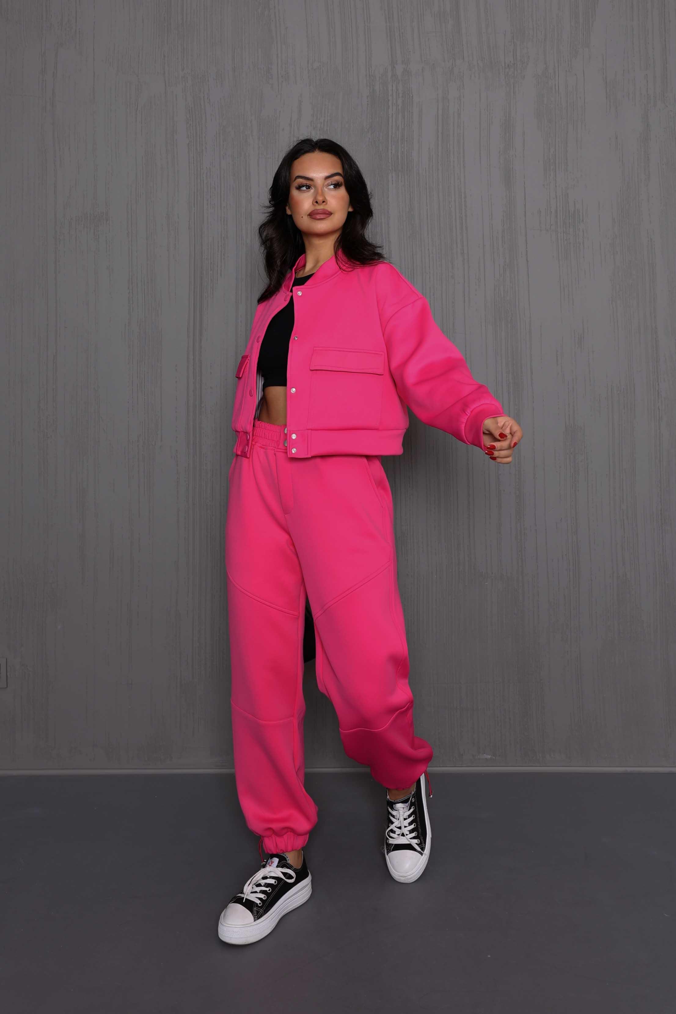Jogger Scuba Pantolon Fuşya