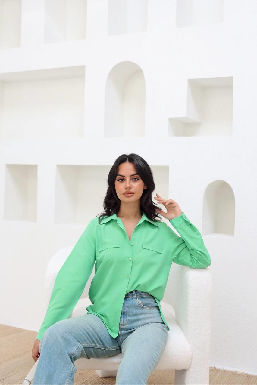 Toptan Süs Cep Gömlek  A.Yeşil