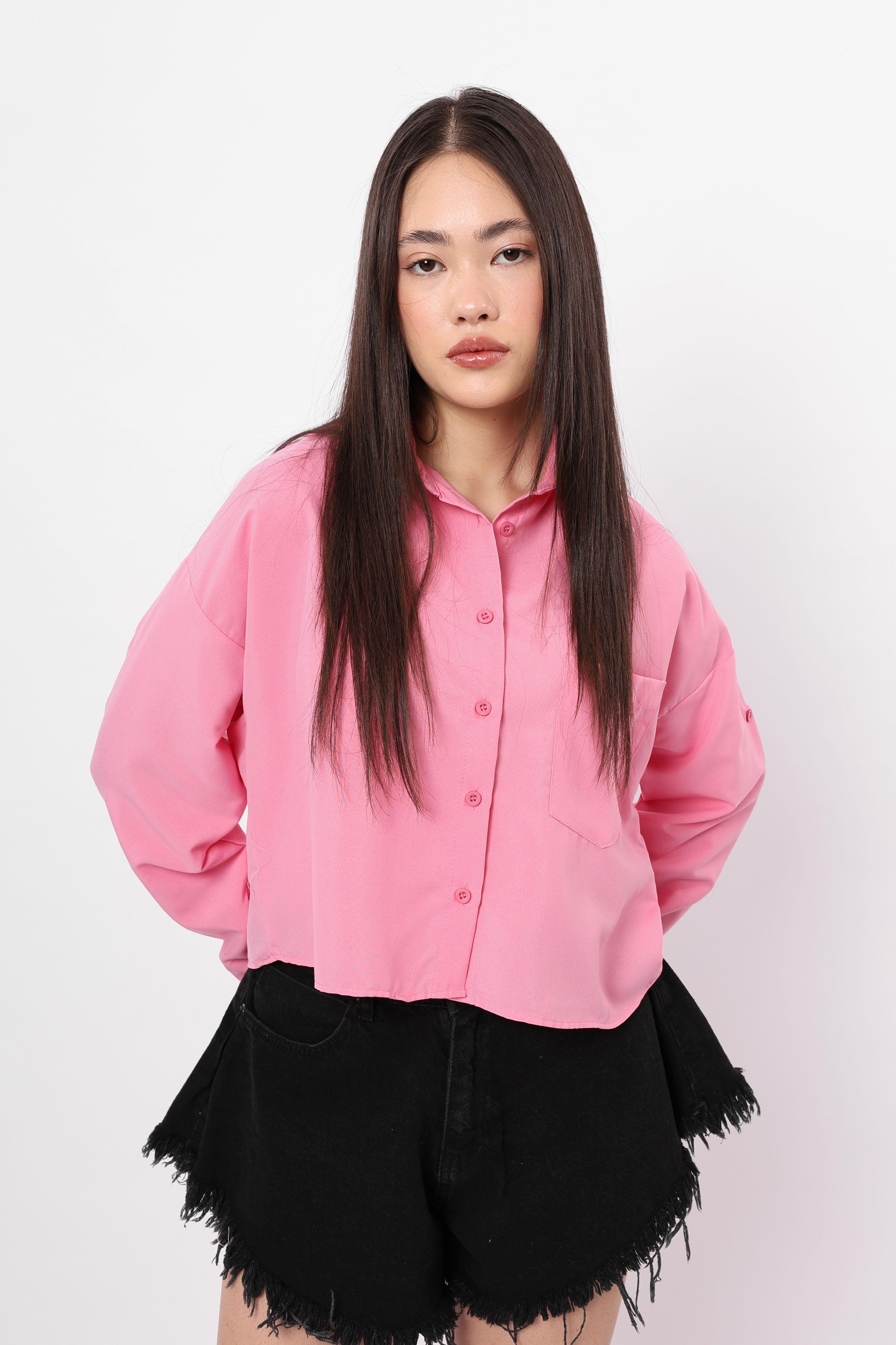GÖMLEK - PEMBE