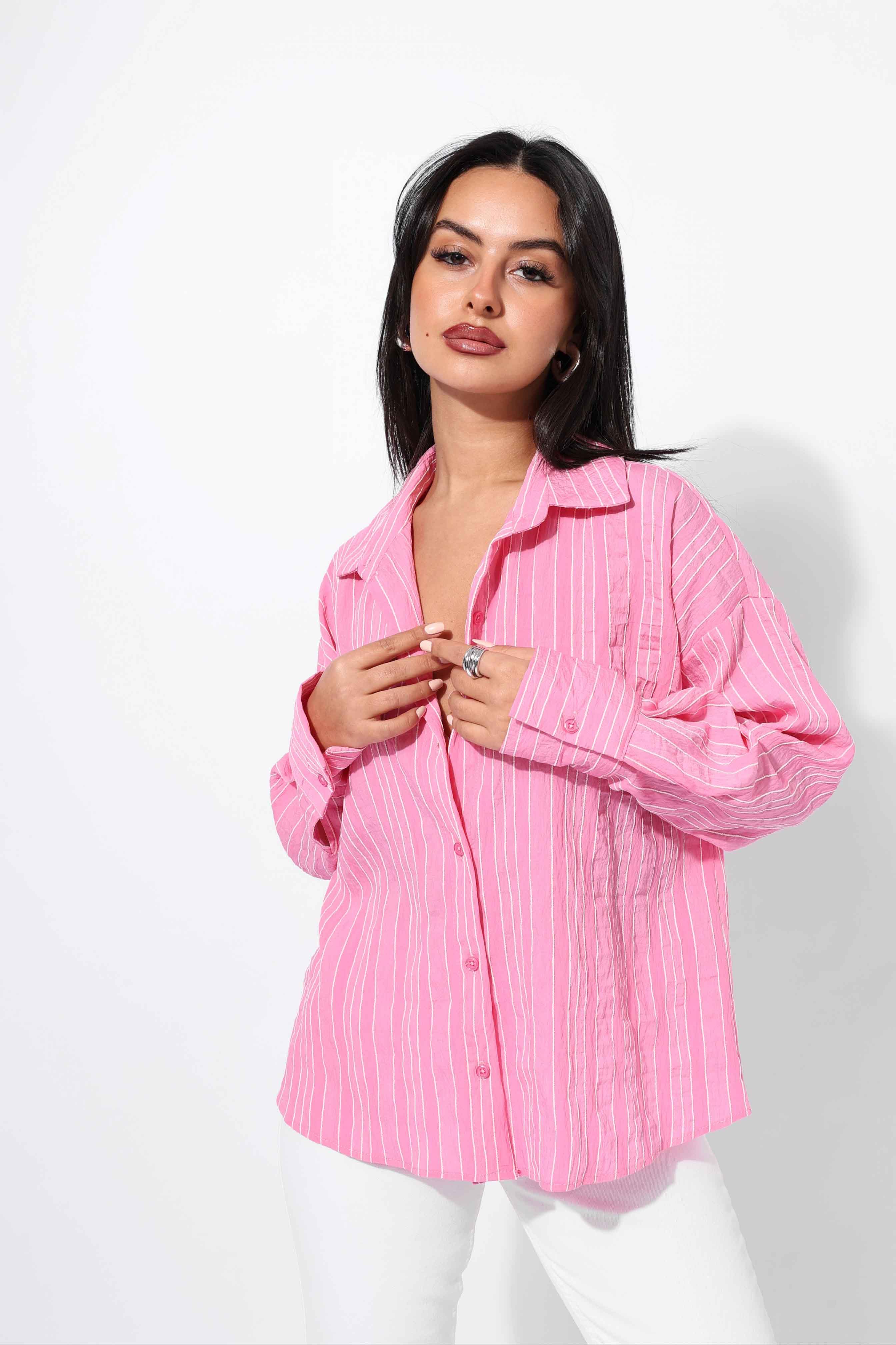 GÖMLEK - PEMBE