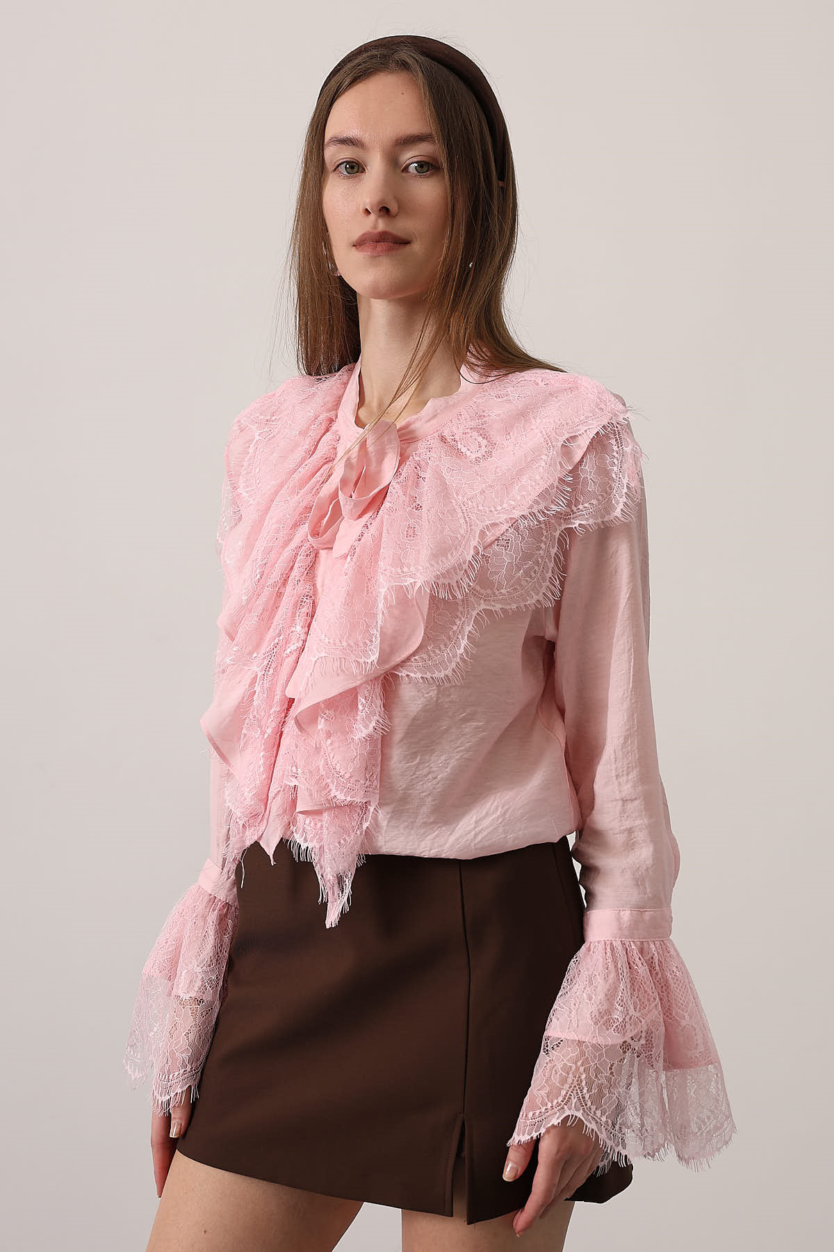 BLUZ GÖMLEK - Pembe