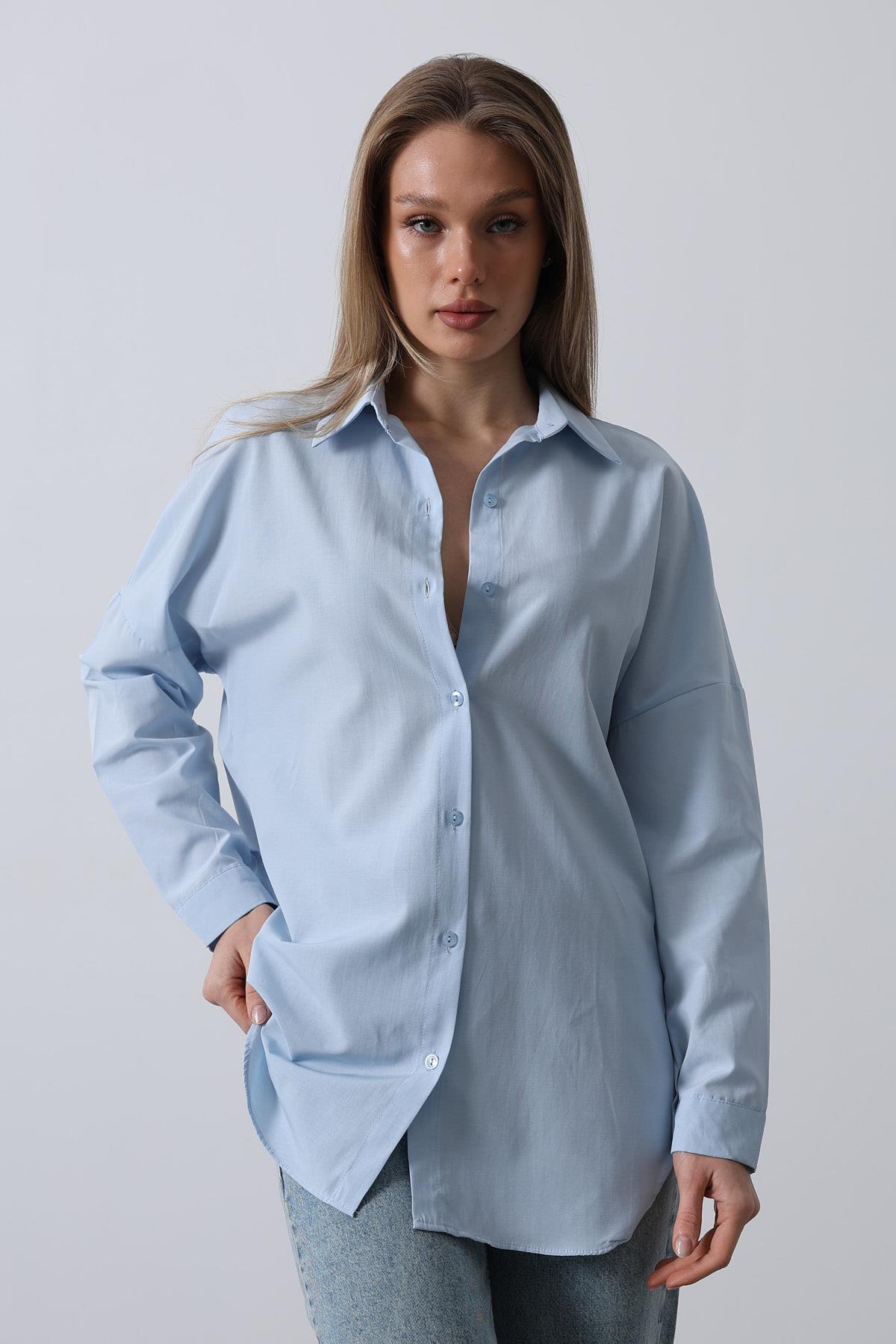 Gömlek - Bebe Mavisi