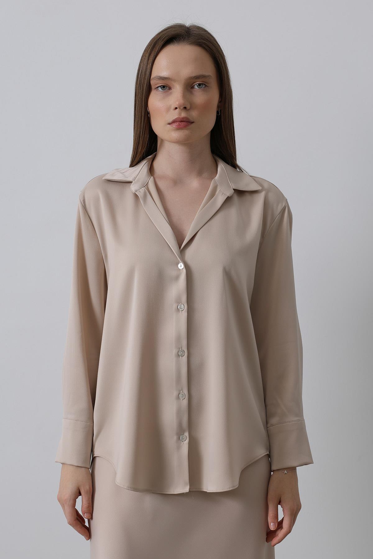 Gömlek - Bej