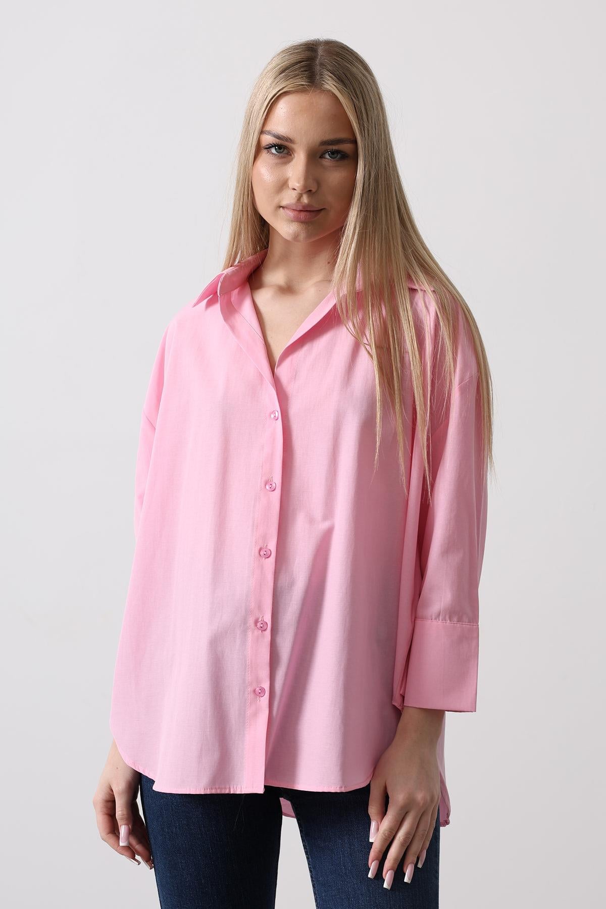 GÖMLEK - Şeker Pembe