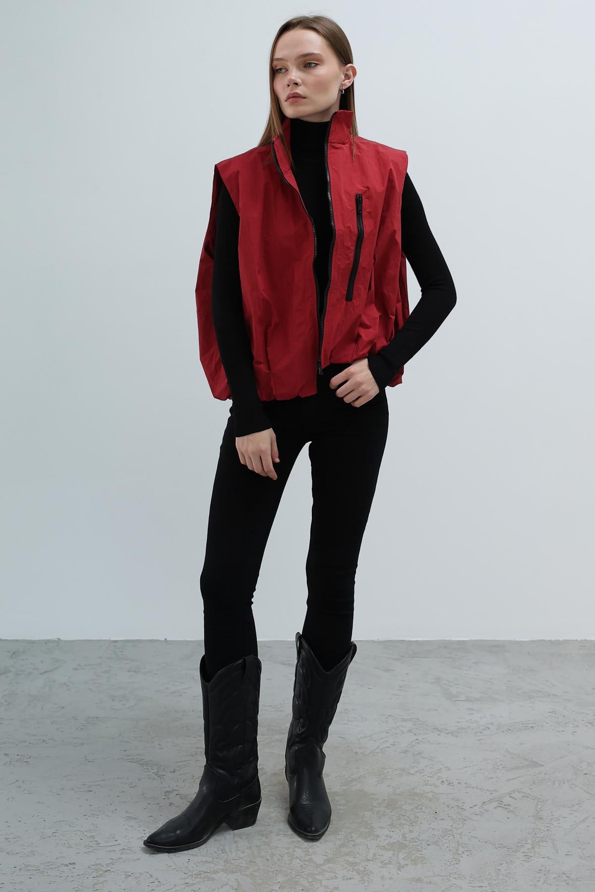 Paraşüt Yelek - Vişne