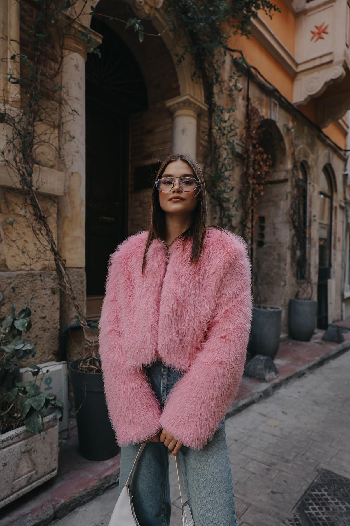 Peluş Kürk - Pembe