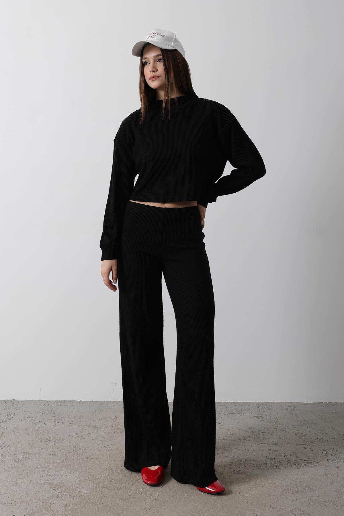 Triko Pantolon - Siyah