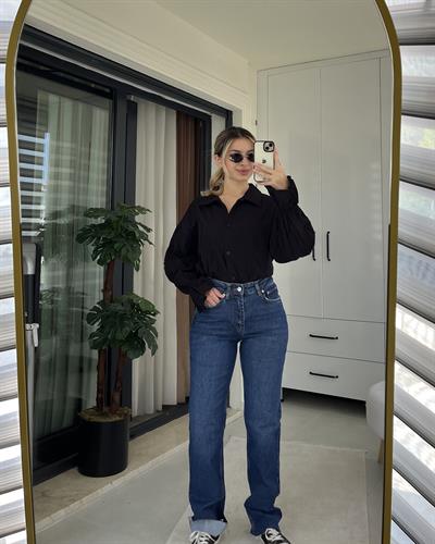 DÜZ KESİM LİKRALI JEAN