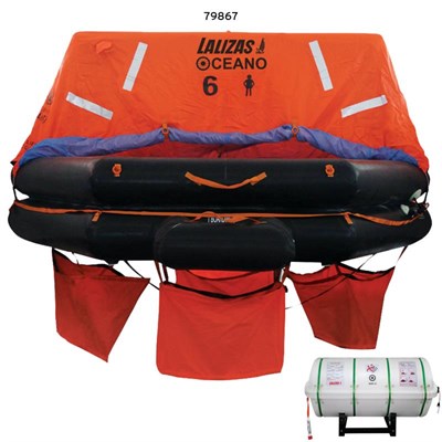 LALIZAS Cansalı SOLAS OCEANO,MER,Throw-overboard Type,25 prs,kanister (A)