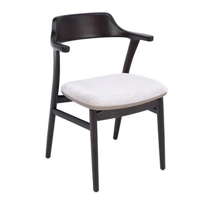  Bold Kollu Ahşap Sandalye Beyaz
