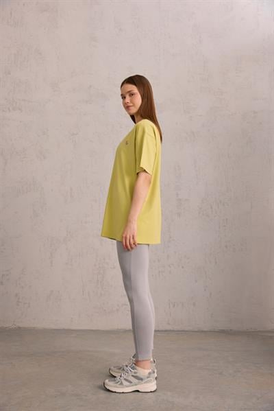 Bisiklet Yaka Tişört Lime