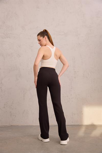 İspanyol Paça Tayt Siyah