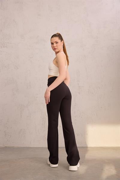 İspanyol Paça Tayt Siyah