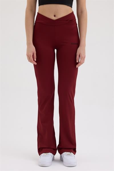 İspanyol Paça Tayt Bordo