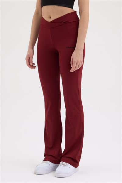 İspanyol Paça Tayt Bordo