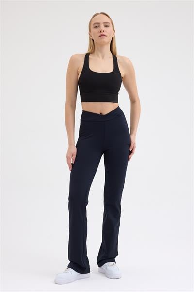 İspanyol Paça Tayt Lacivert