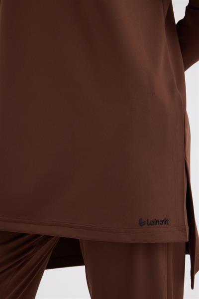 Kol Detaylı Tunik Kahve