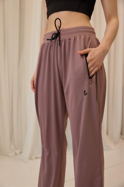 Tayt Eklentili Eşofman Gül Kurusu