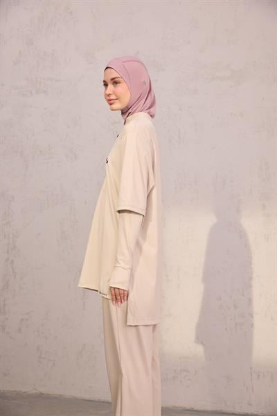 Kol Detaylı Tunik Taş