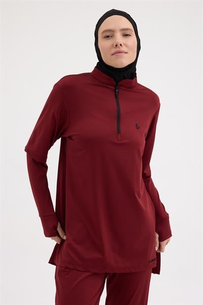 Tayt Eklentili Takım Bordo