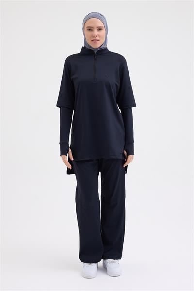 Tayt Eklentili Takım Lacivert