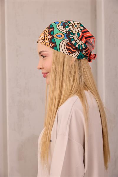 Etnik Desen Fular Turuncu