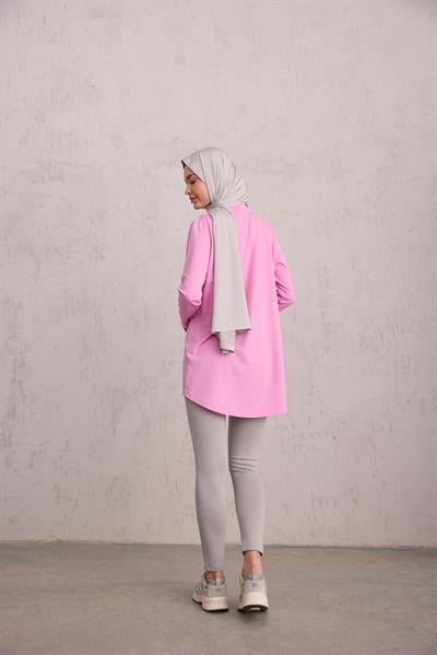 Parmak Detaylı Tunik Leylak