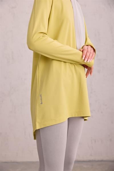 Parmak Detaylı Tunik Lime