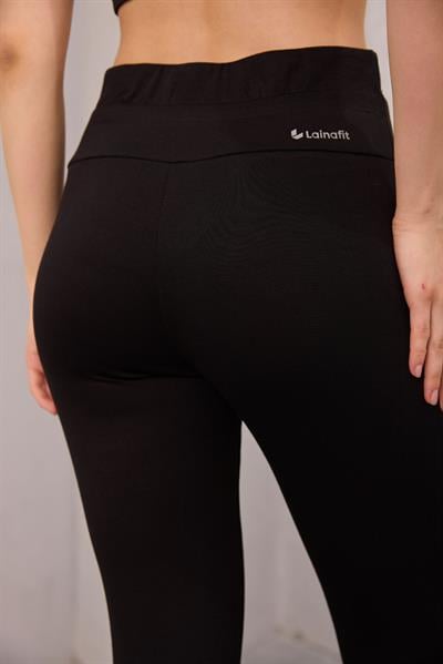 Yumuşak Dokulu Tayt Siyah