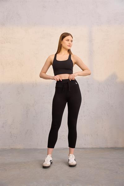 Yumuşak Dokulu Tayt Siyah