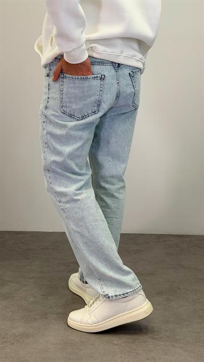 BAGGY YIKAMALI JEAN BUZ MAVİ