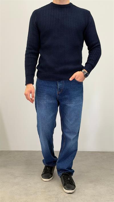 BAGGY YIKAMALI JEAN MAVİ