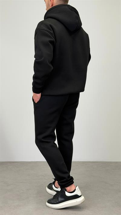 KAPŞONLU SWEATSHIRT SİYAH