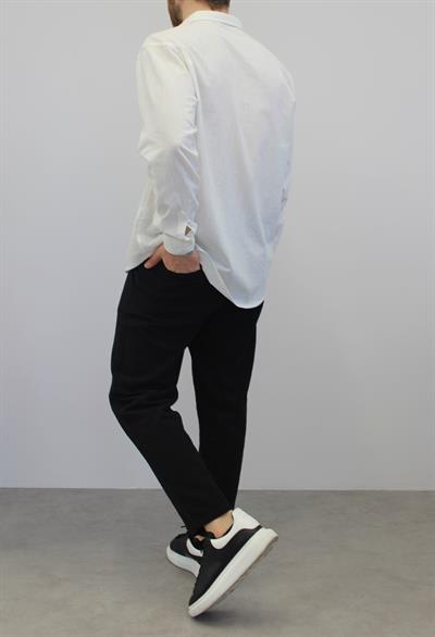 KETEN REGULAR PANTOLON SİYAH