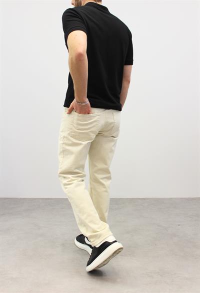 KREM YIKAMALI BAGGY FİT JEAN