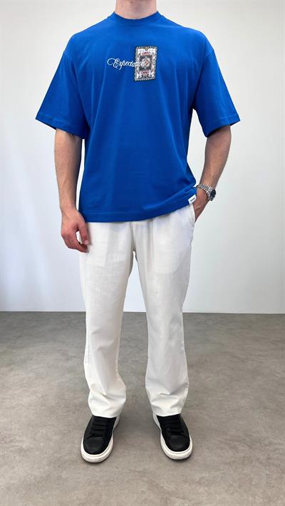 OVERSIZE VİTRAY BASKILI T-SHİRT