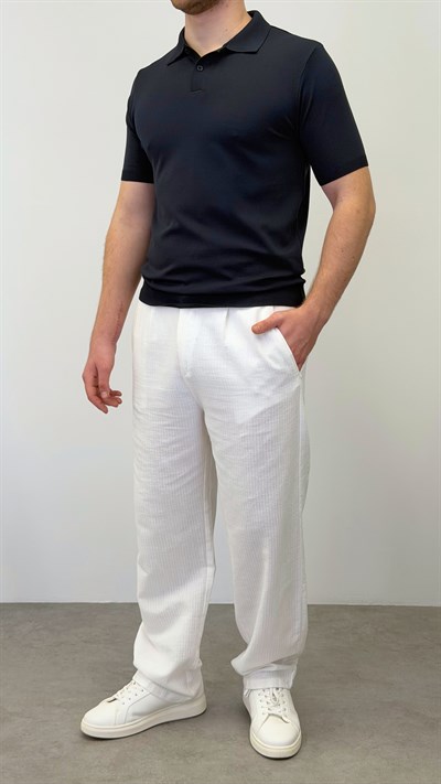 REGULAR POLO YAKA T-SHIRT LACİVERT