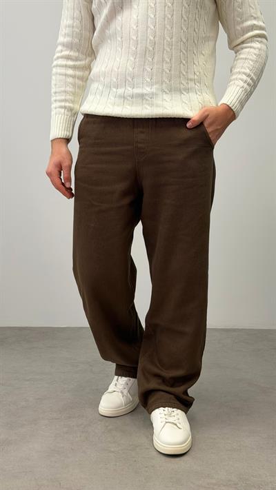 RELAXED BAGGY PANTOLON KAHVERENGİ