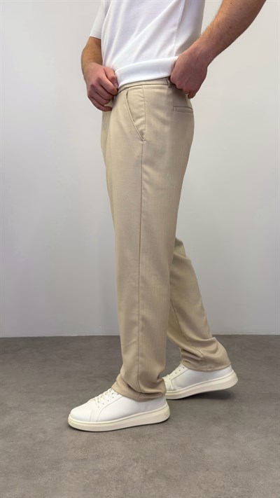 URBAN TWED BAGGY PANTOLON BEJ