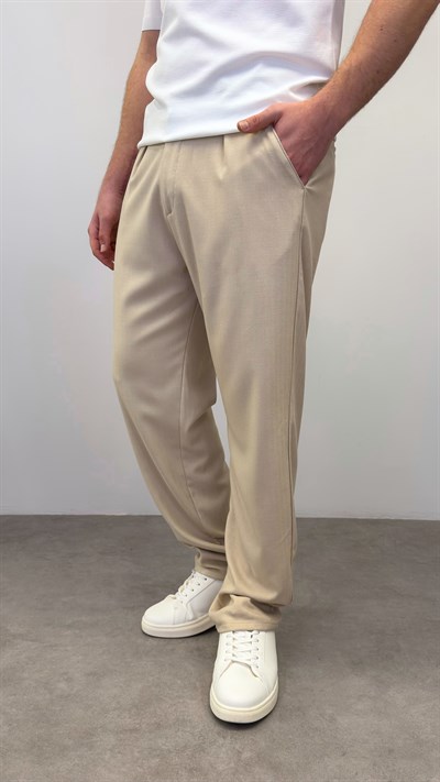 URBAN TWED BAGGY PANTOLON BEJ