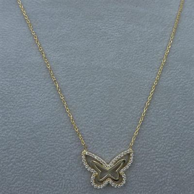 BUTTERFLY GOLD KOLYE