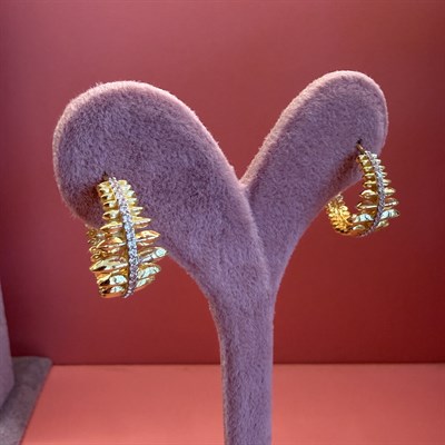 BYNARS CROWN HOOPS