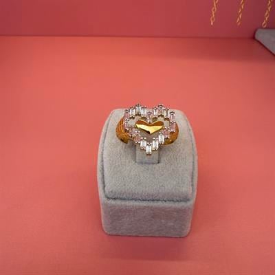 CARRIE HEART DIAMOND GOLD YÜZÜK
